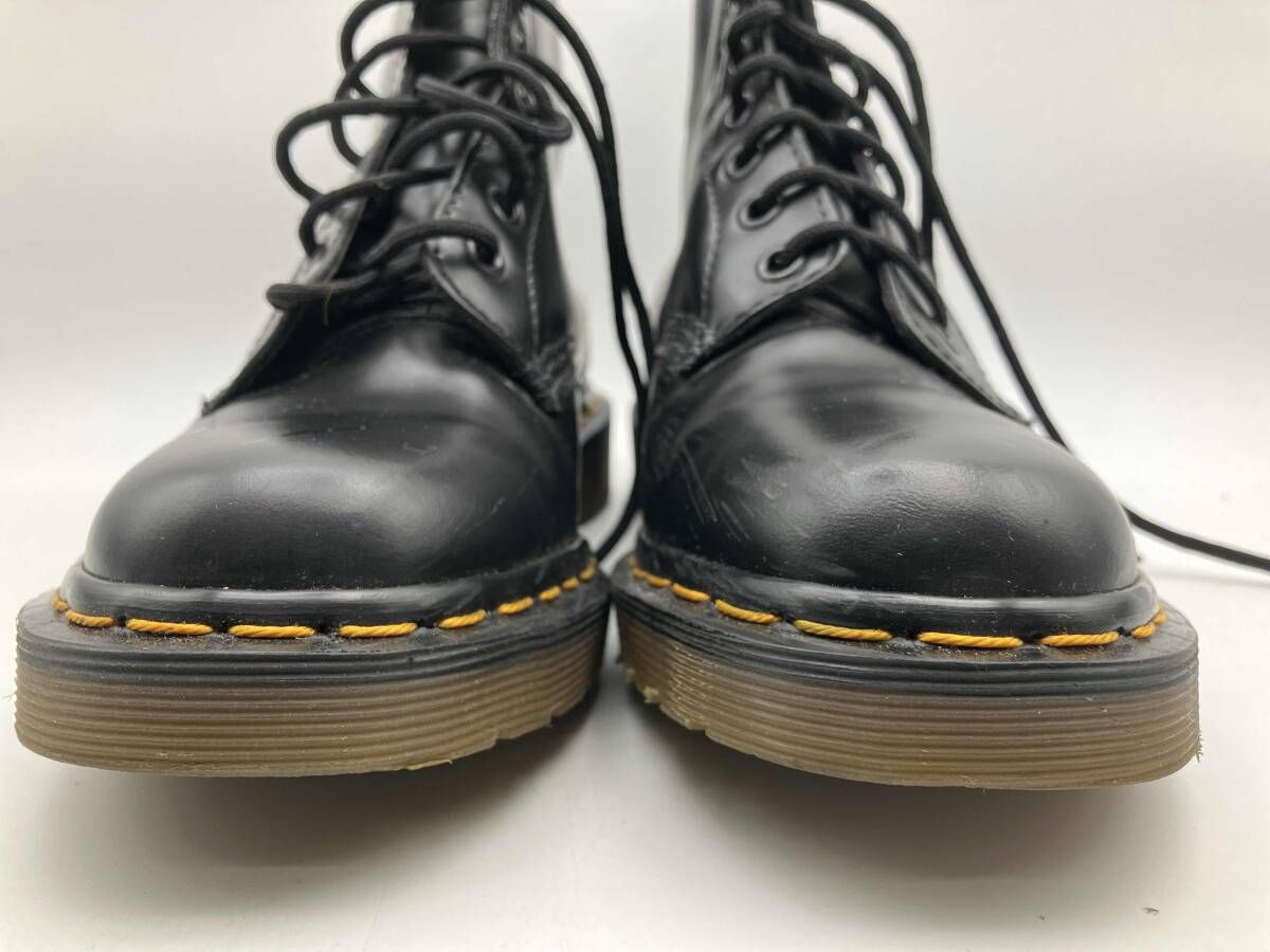 Dr.Martens ドクターマーチン ショートブーツ BLACK SMOOTH 8 EYE BOOT DMS SOLE Y.B1460Z 表記サイズ4 1/2 ブラック 箱あり
