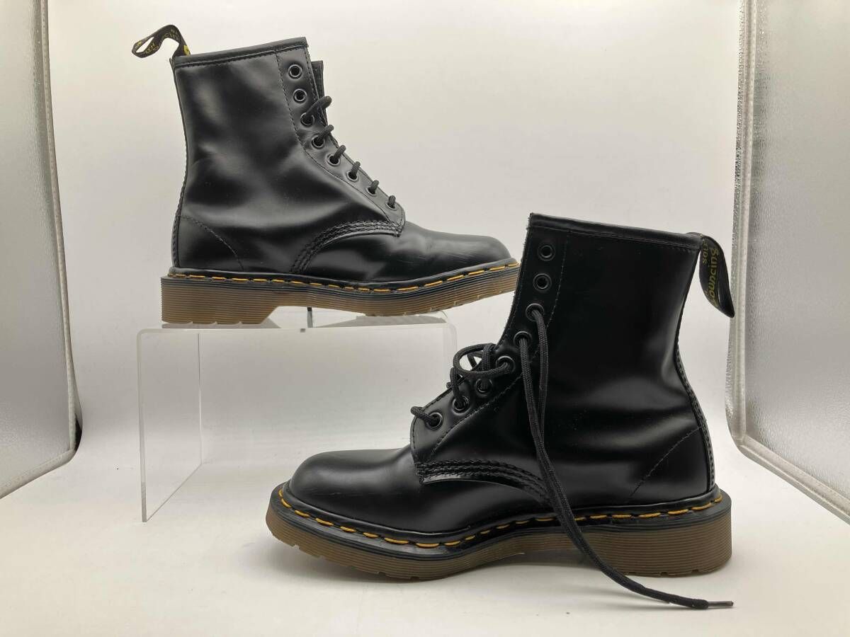 Dr.Martens ドクターマーチン ショートブーツ BLACK SMOOTH 8 EYE BOOT DMS SOLE Y.B1460Z 表記サイズ4 1/2 ブラック 箱あり