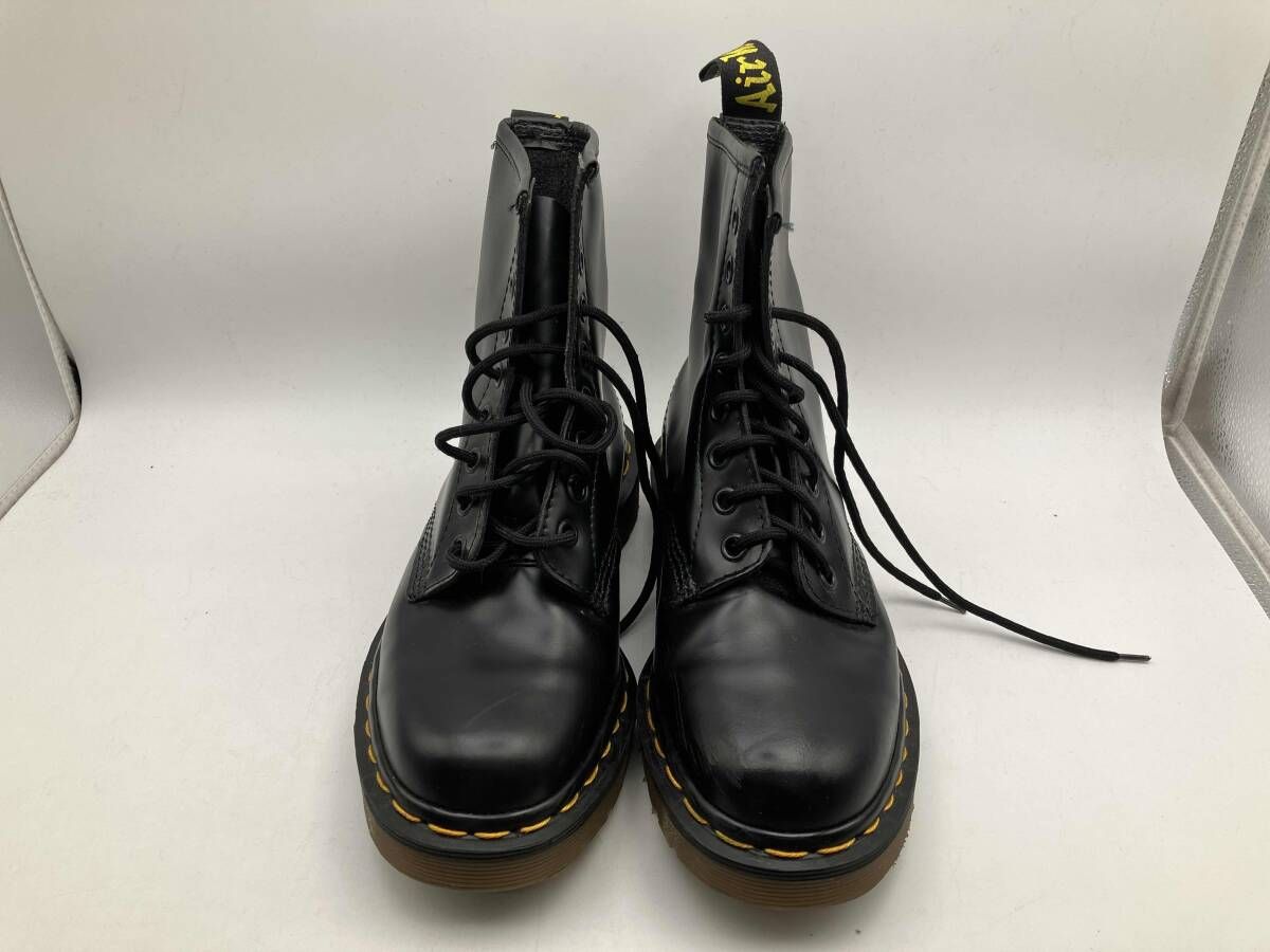Dr.Martens ドクターマーチン ショートブーツ BLACK SMOOTH 8 EYE BOOT DMS SOLE Y.B1460Z 表記サイズ4 1/2 ブラック 箱あり