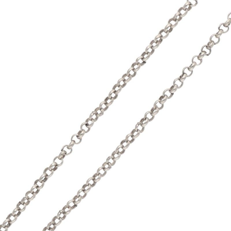 クロムハーツ NECKCHAIN R18/ロールチェーン18inch シルバーネックレス