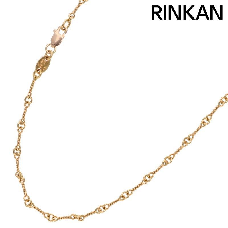 クロムハーツ 22K NECKCHAIN T18/ツイストチェーン18inch ゴールドネックレス メンズ 18inch 549,996円