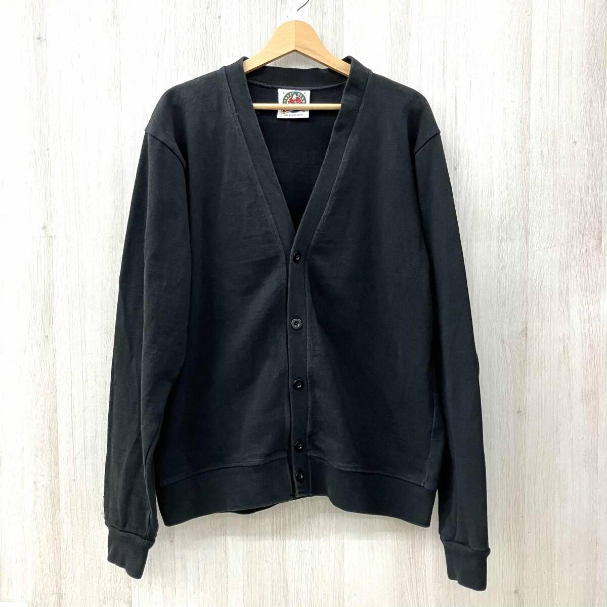 BARBARIAN/バーバリアン/カーディガン/CLASSIC CARDIGAN/カナダ製/ブラック/ Lサイズ