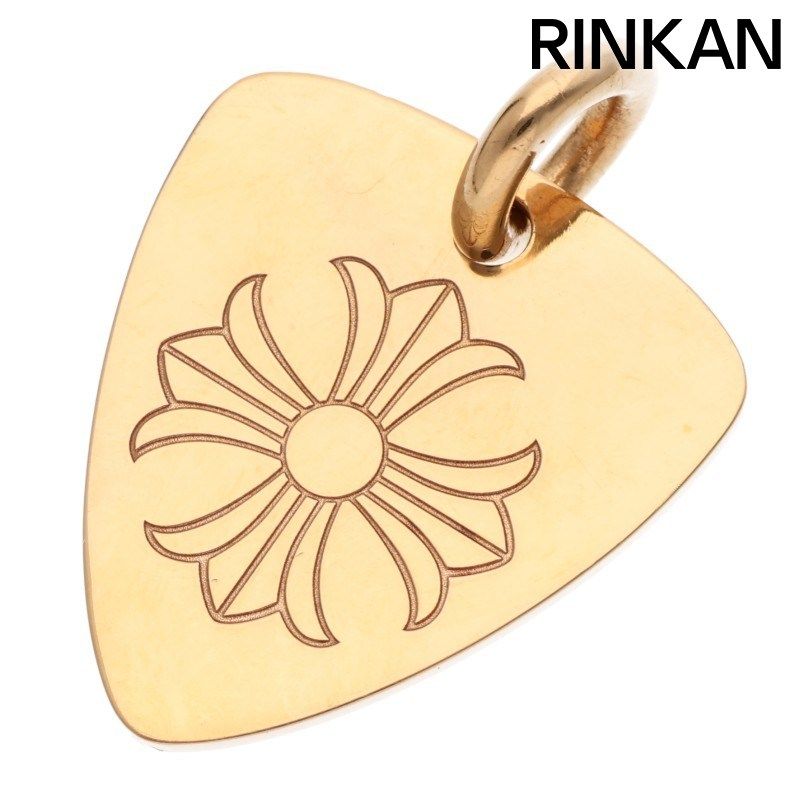 クロムハーツ 22K GUITAR PICK/ギターピック ペンダント/ゴールドネックレストップ メンズ