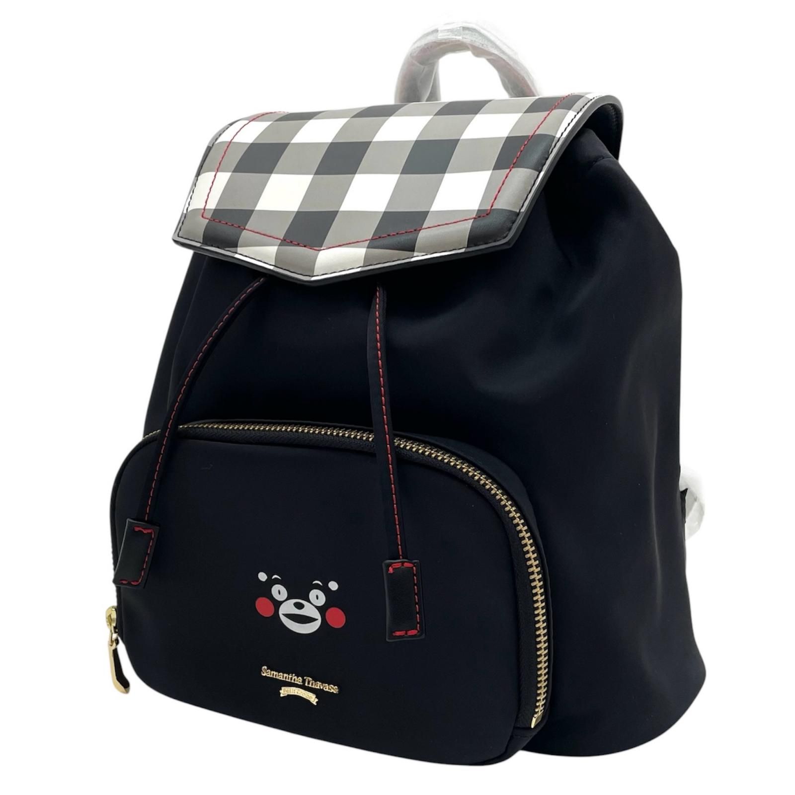 【中古】Samantha Thavasa Petit Choice | サマンサタバサプチチョイス くまモン コラボ　リュック・デイパック ブラック【尾張小牧店】