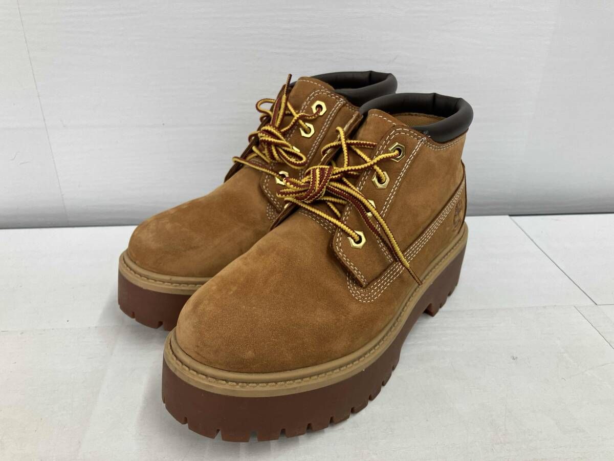 Timberland／チャッカブーツ／TB1A5RF9231／ブラウン／23.5cm／ティンバーランド／ウォータープルーフ