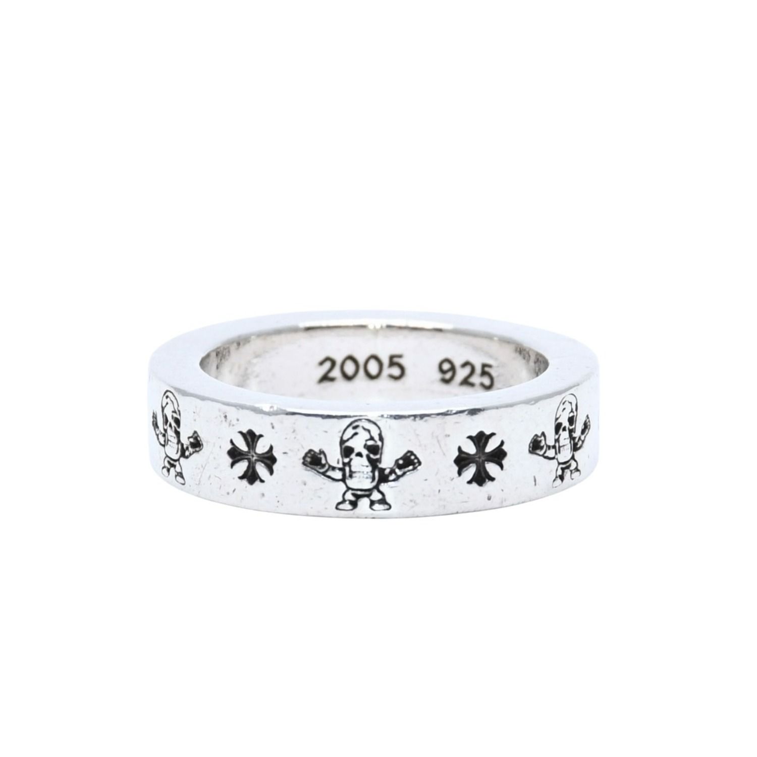 CHROME HEARTS クロムハーツ 6mm SPACER RING スペンサーハリスティーターリング 指輪 重量12.21g サイズ19号 ハリスティーター 美品 中古 4a001902