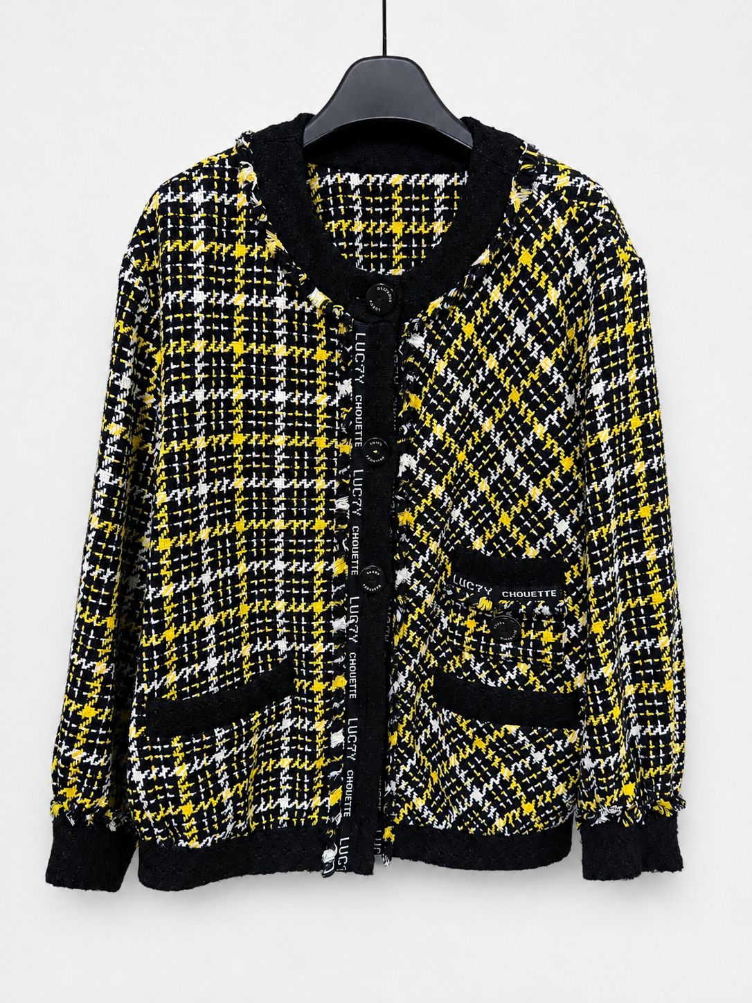 ラッキーシュエトゥ ツイード カーディガン ジャケット 9,062円