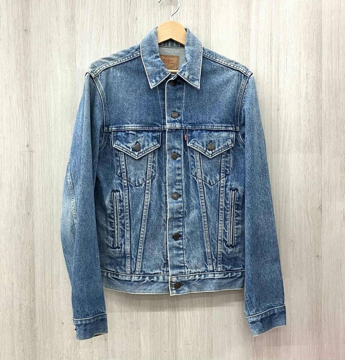 LEVI' S/リーバイス/Gジャン(デニムジャケット)/7150 60216/DENIM JACKET/USA製/80s/ライトブルー/サイズ38L