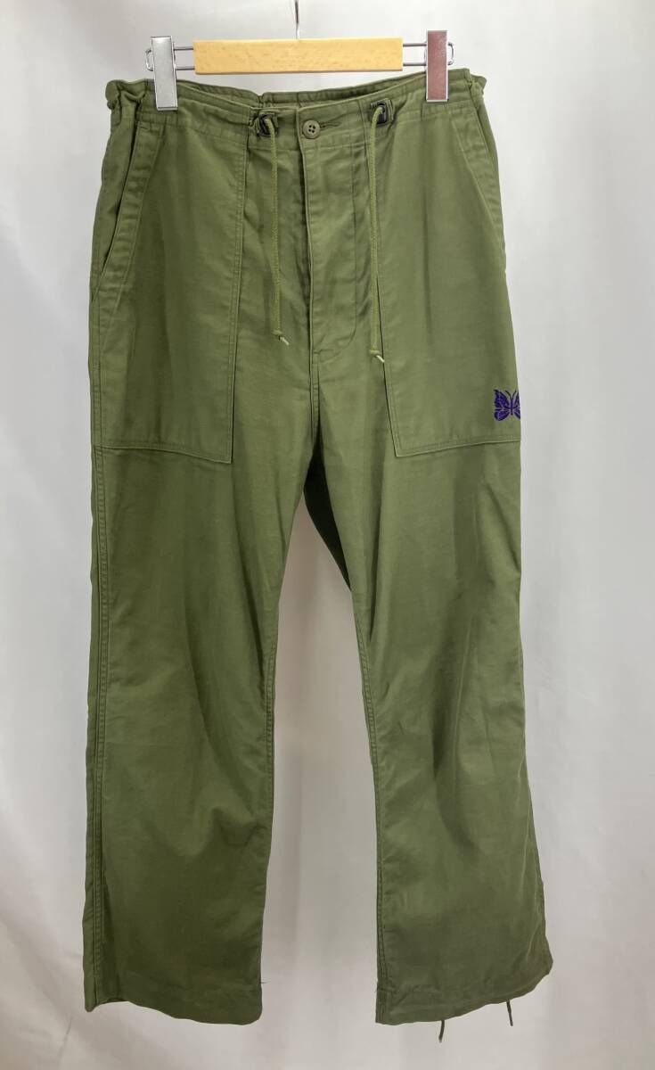 ★ needles ニードルズ NS183 ロングパンツ ストリート XS カーキ 通年