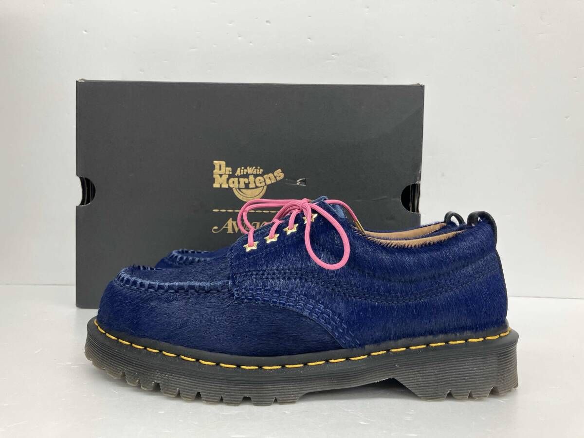 Dr.Martens × Awake NY ドクターマーチン × アウェイク ニューヨーク Lowell 'Navy peony' 32239398 ドレスシューズ UK7 ネイビー 通年