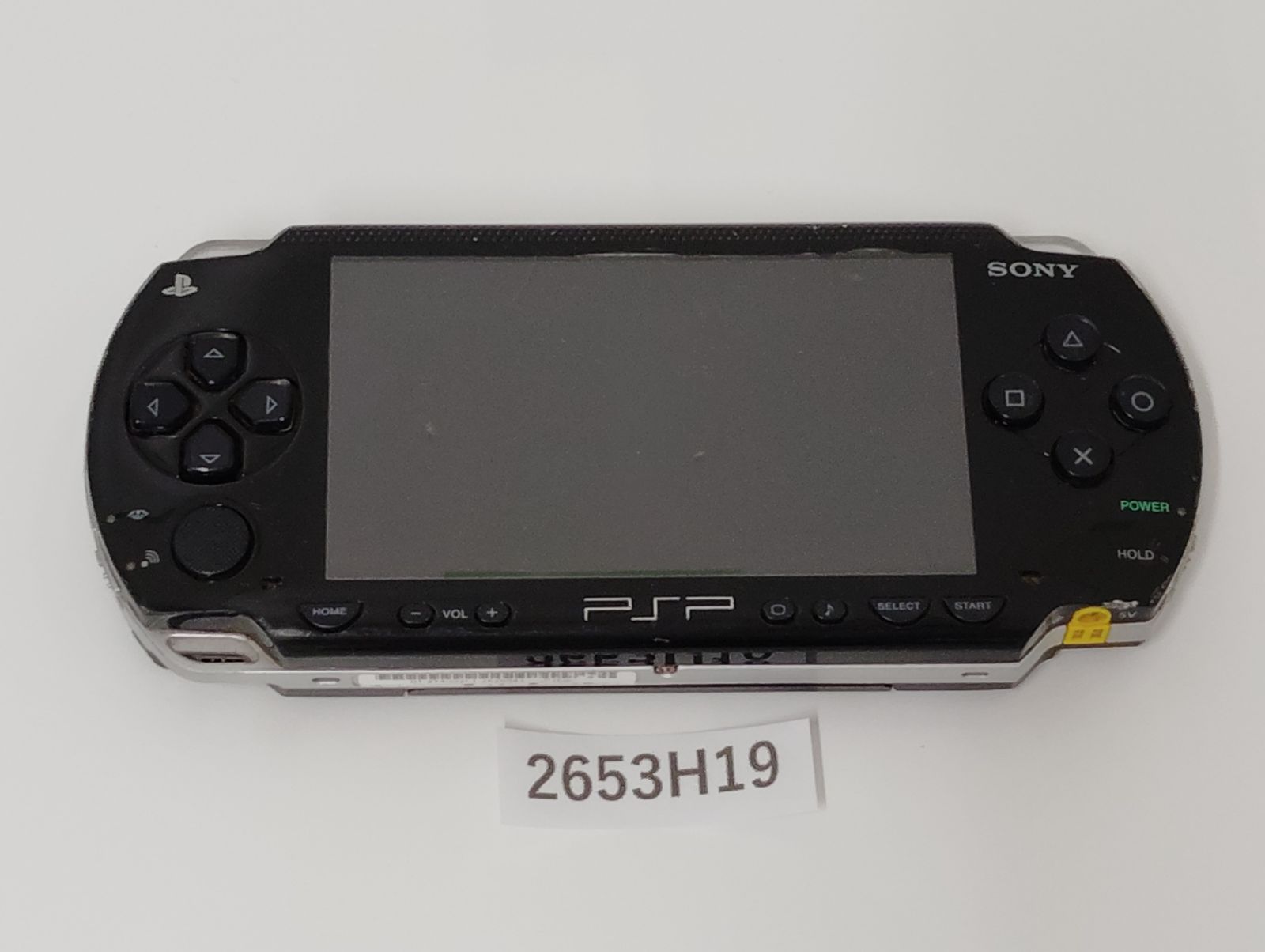 2653H19】 SONY PSP 1000 本体 ジャンク品 ブラック 本体のみ 通電不良 