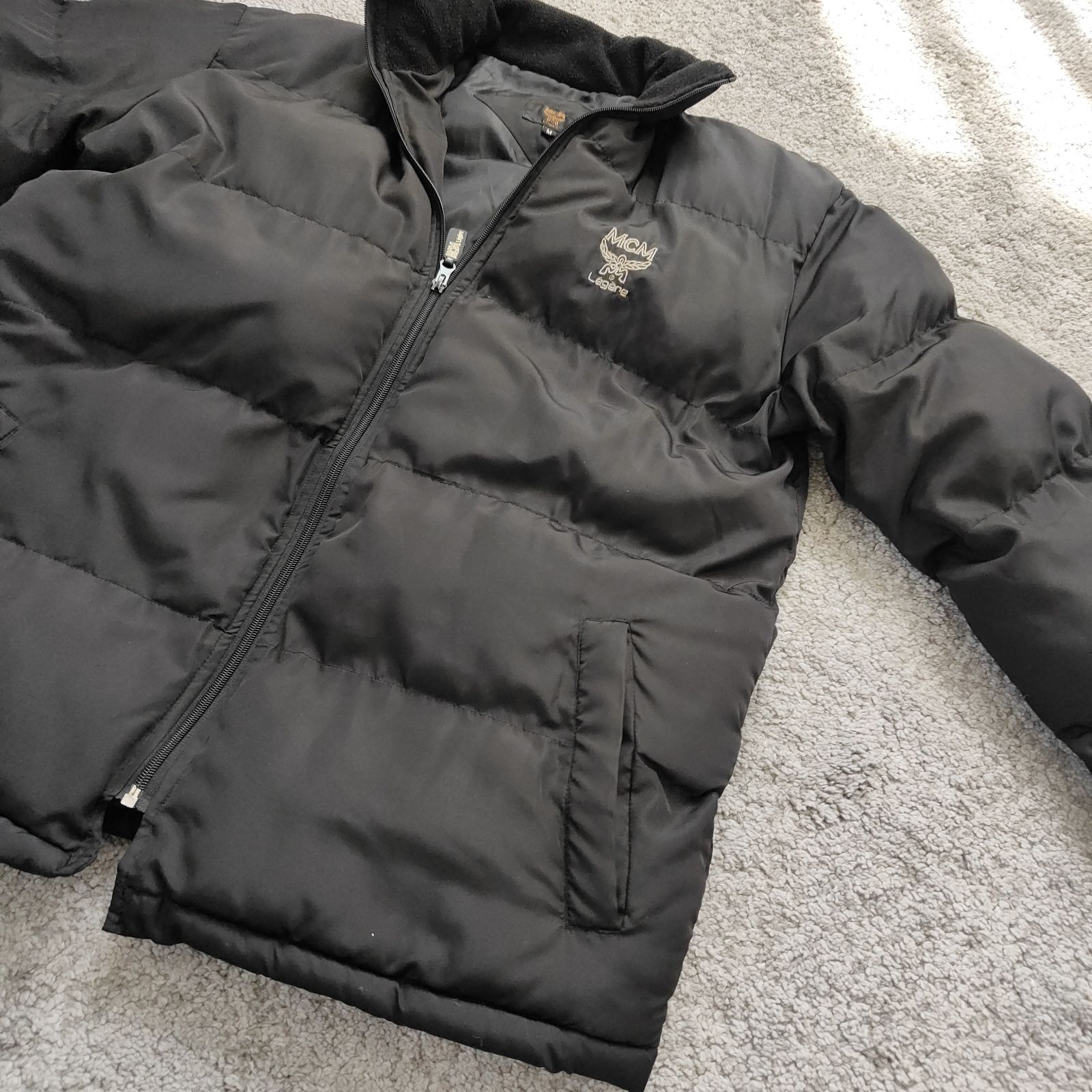 MCM エムシーエム 【サイズ】 M 中綿ダウンジャケット BLACK ブラック 