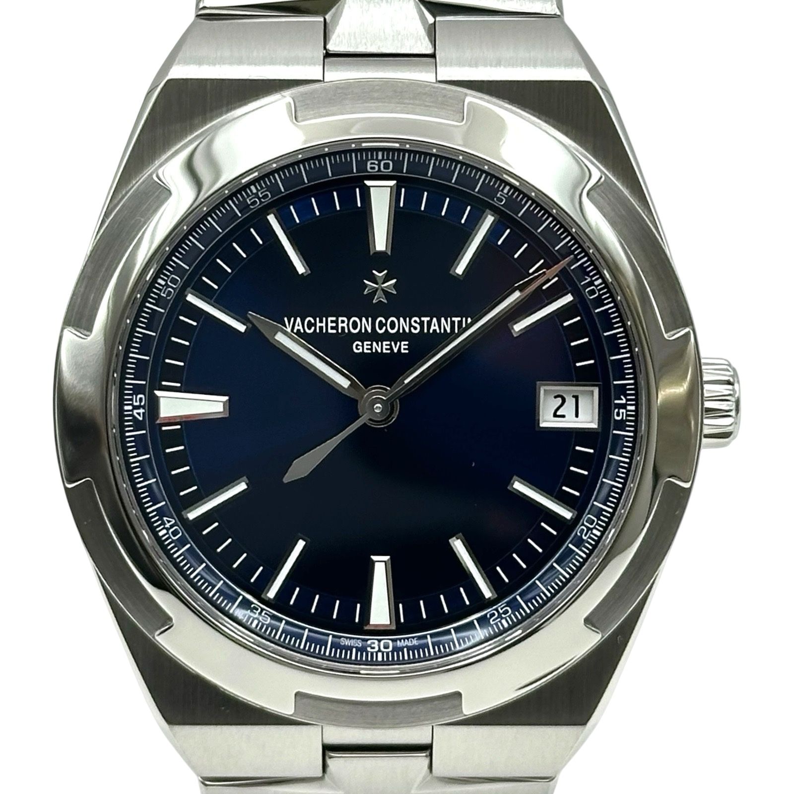 ヴァシュロン・コンスタンタン VACHERON CONSTANTIN オーヴァーシーズ 4500V/110A-B128 ブルー ステンレススチール 自動巻き メンズ 腕時計