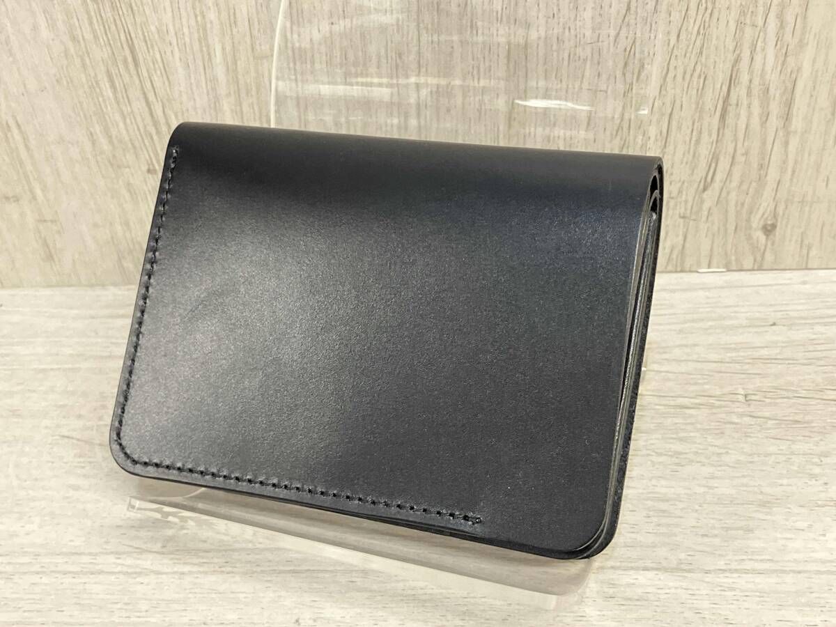 forme Post Wallet フォルメ ポスト ウォレット レザー 本革 二つ折り 財布 ブラック 黒 メンズ レディース