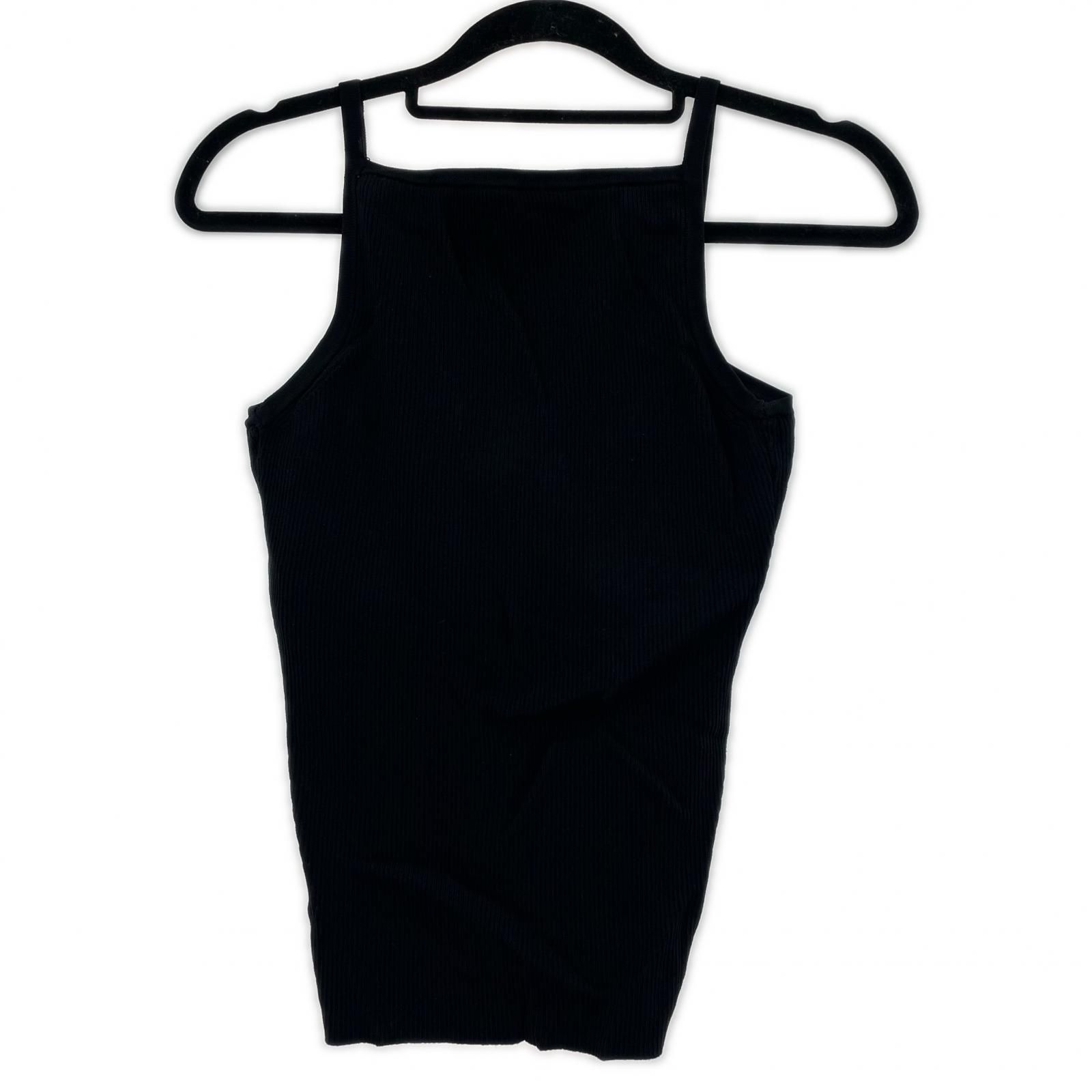 CLANE BOAT NECK BACK OPEN KNIT TOPS ﾌﾞ ﾗｯｸ SIZE 1 19106-2072 
