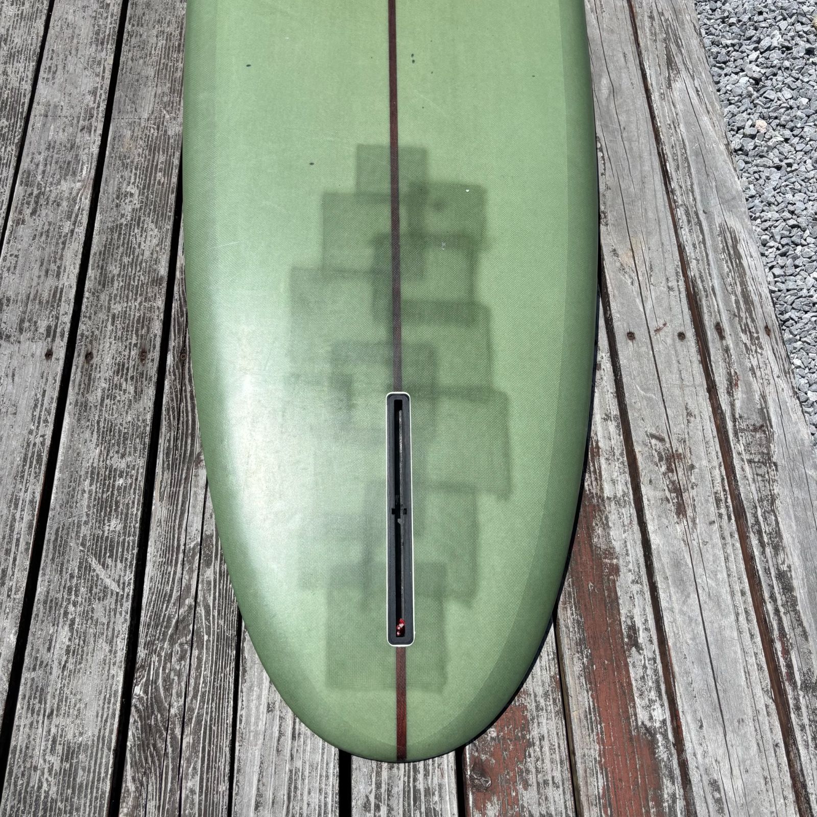 送料別途ご請求 ロングボードシングルフィン DEUS× Tappy Sharpe / TESAN 9'5