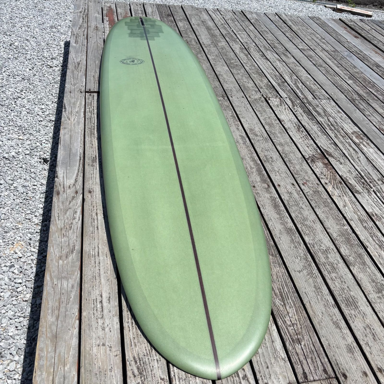 送料別途ご請求 ロングボードシングルフィン DEUS× Tappy Sharpe / TESAN 9'5