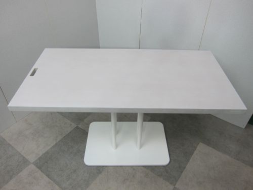 【中古品】 1275ミーティングテーブル ホワイト