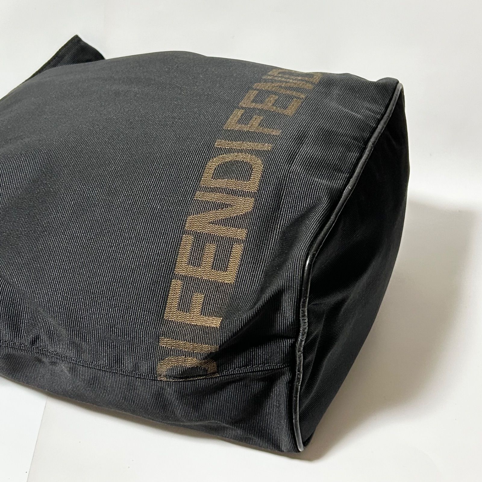 FENDI フェンディ ナイロン レザー ハンドバッグ トートバッグ 