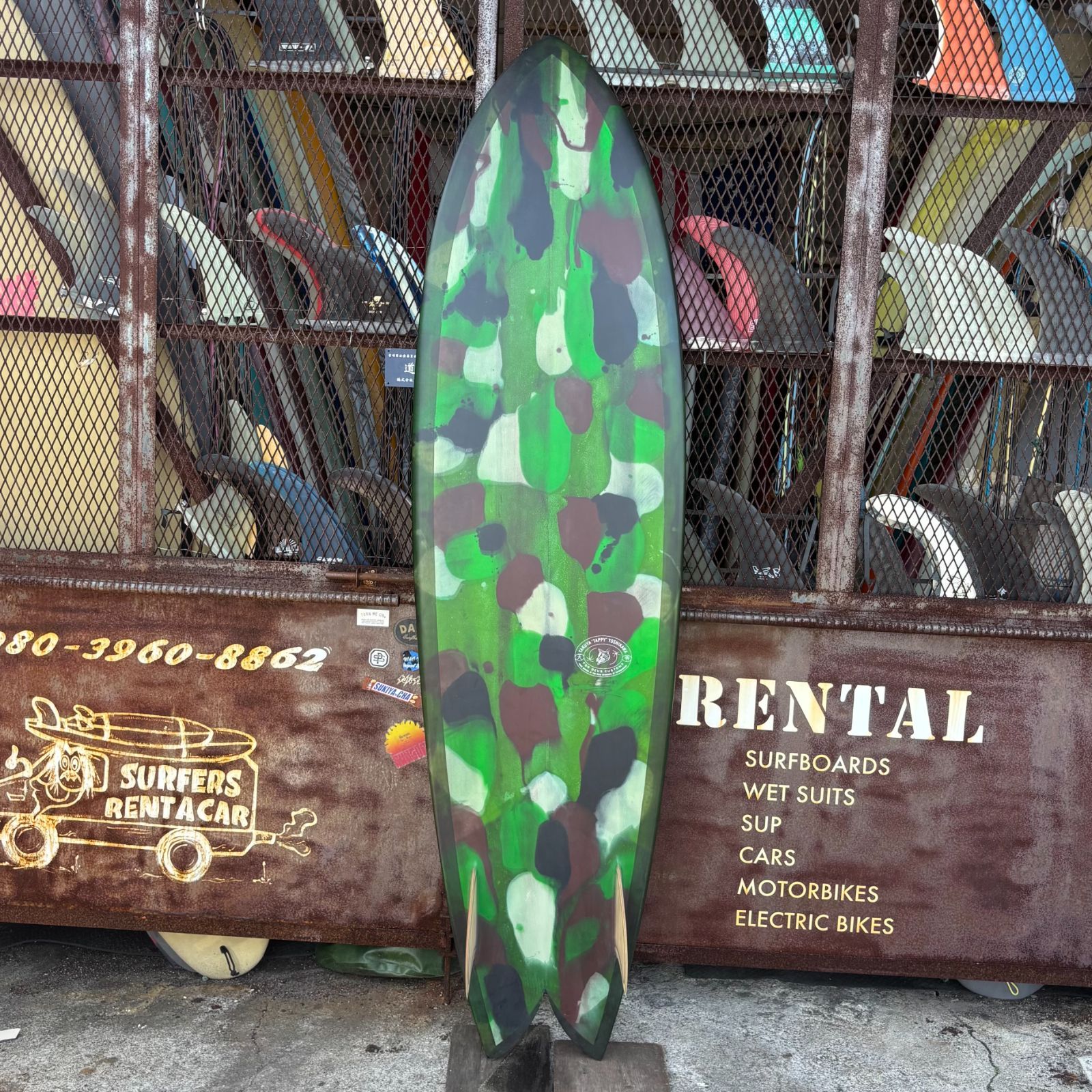 送料別途ご請求 DEUS×Tappy Shapes MID FISH 6'11