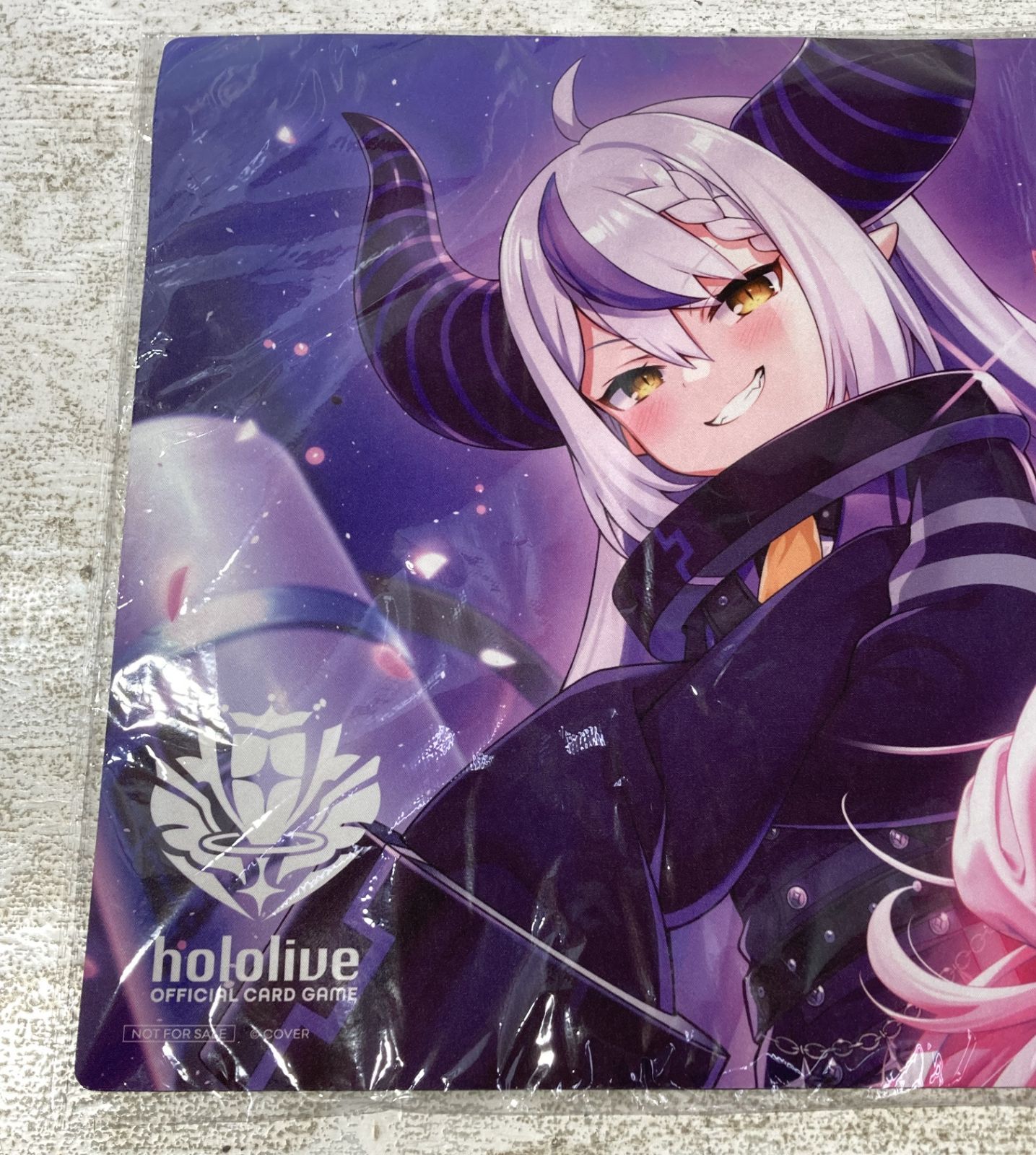 ホロライブ　エントリーカップ　ラプラス　こより　プレイマット 紫波54-1-0512]【中古】ホロライブカード「ホロライブカード