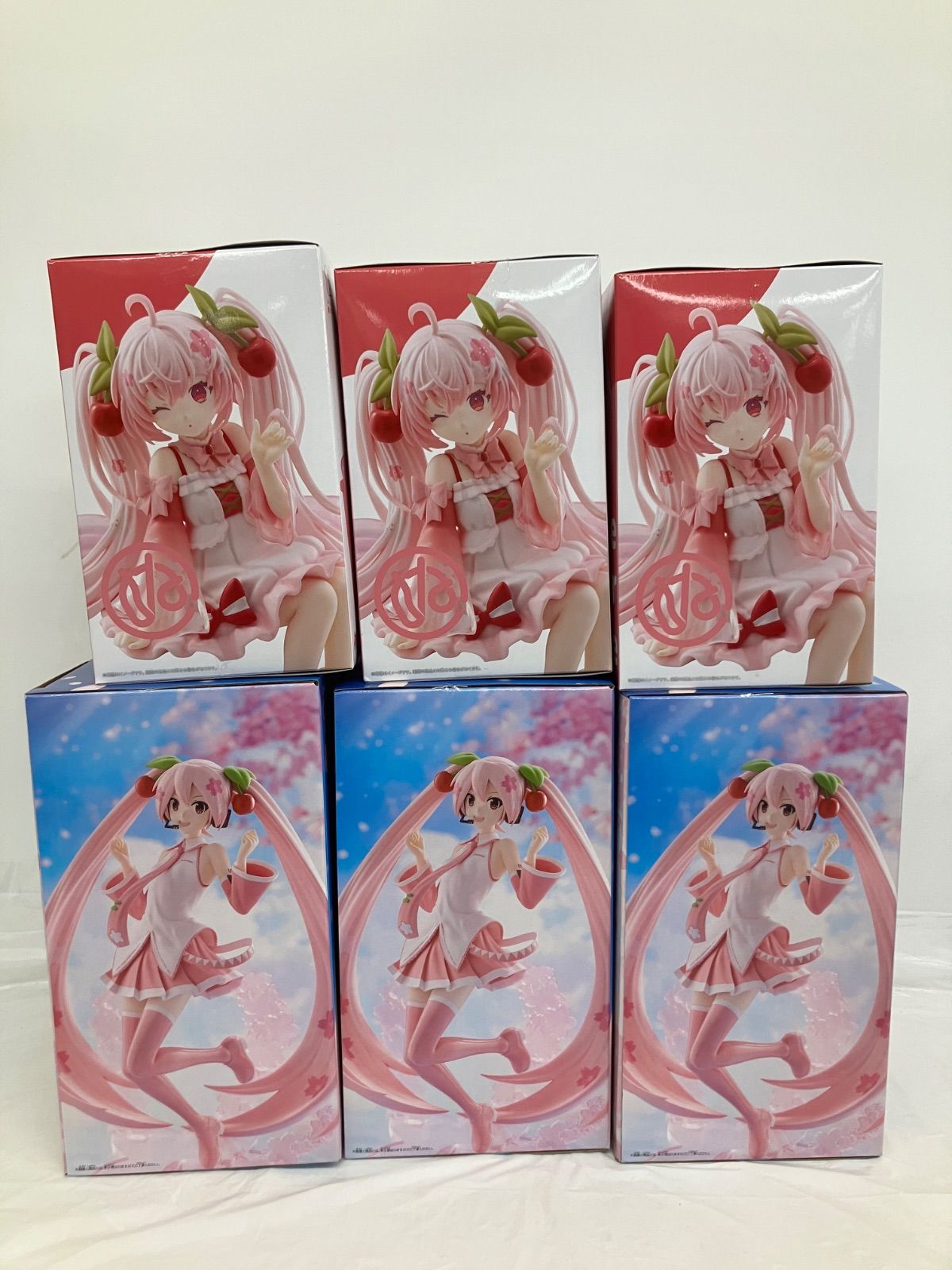未開封 初音ミク 桜ミク ぬーどるストッパー 他 2種6個セット LF5527