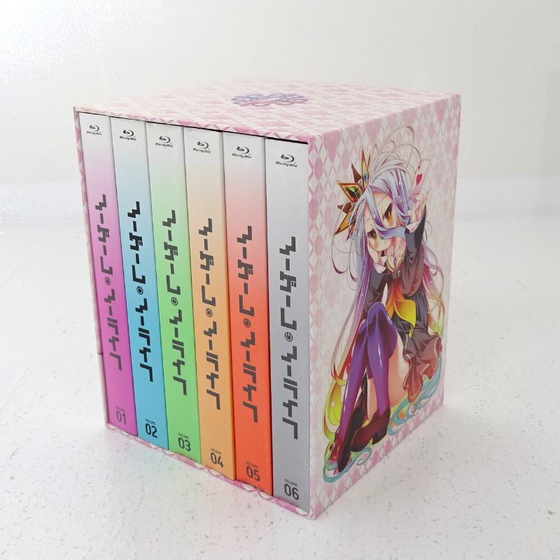 【三重店】初回限定版 ノーゲーム・ノーライフ Blu-ray BOX 全6巻セット(アニメイト)【309-D330】