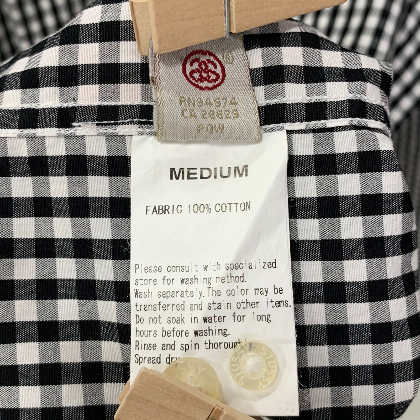 ステューシー BDシャツ ギンガムチェック STUSSY ステューシー USA製