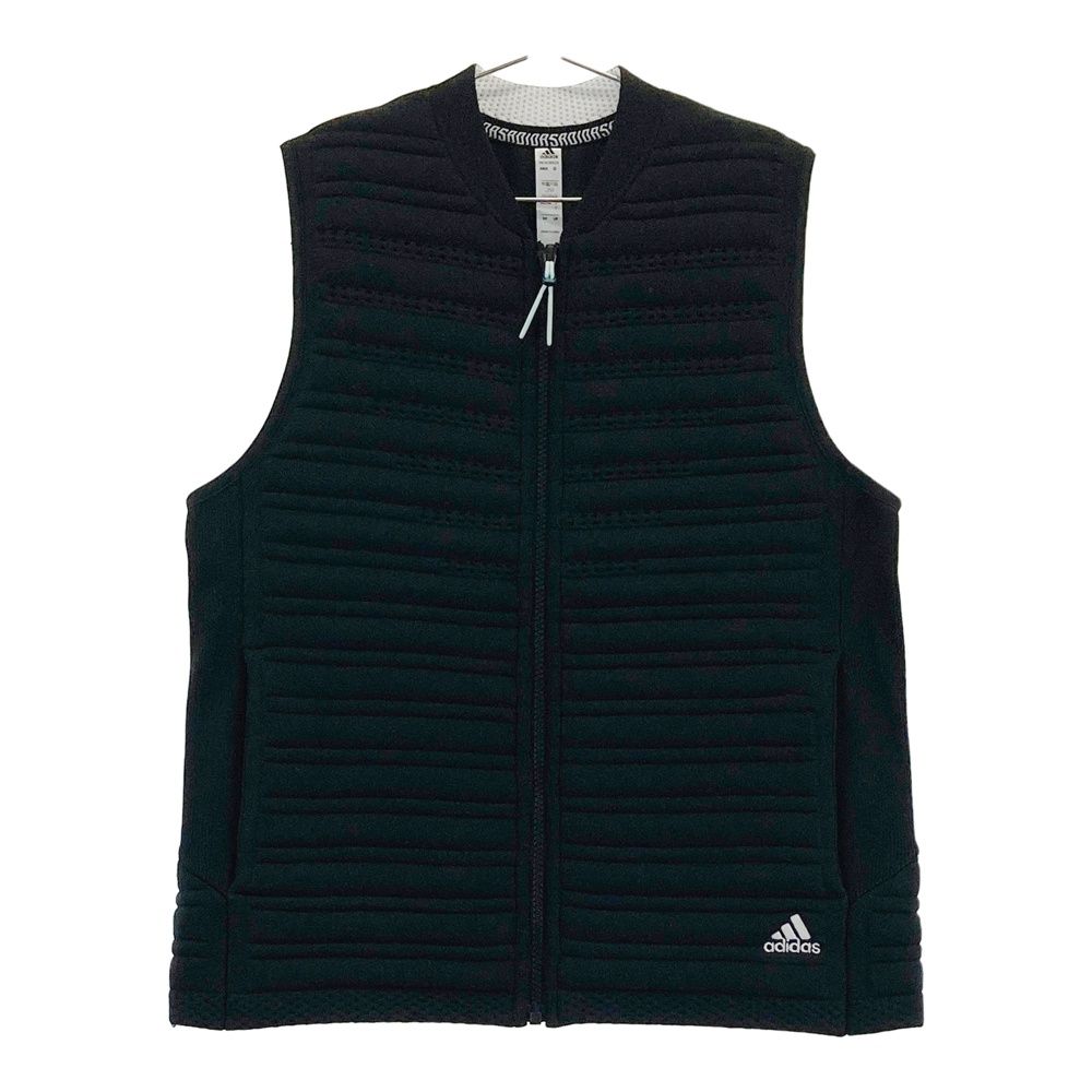 サイズ：M ADIDAS GOLF アディダスゴルフ ジップベスト ブラック系 