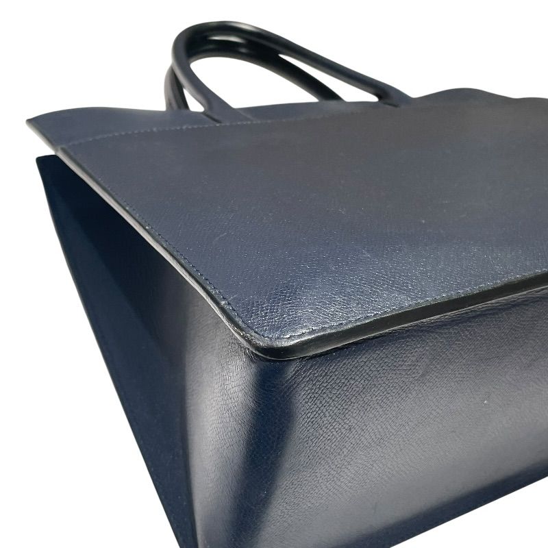 エルメス HERMES ホワイトバスGM □F刻印 ブルーインディゴ クシュベル 