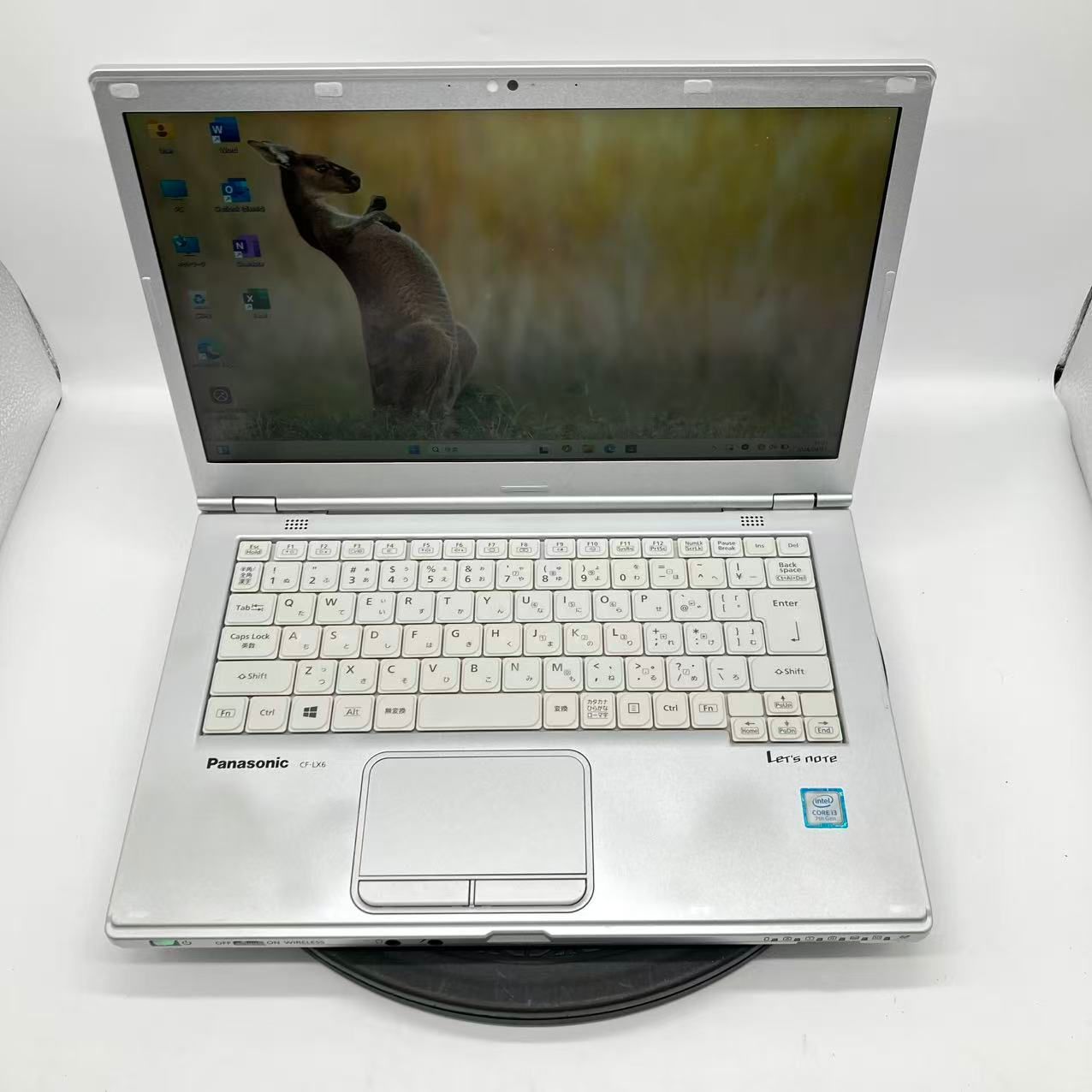 #M1038 【特価】Panasonic レッツノート Let's note LX6 CPU Core i3-7100U RAM8GB SSD128GB Win11 Office2024 中古 14型 PC ノートパソコン ACなし