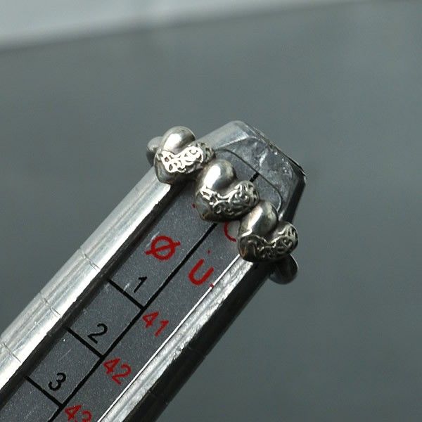 CHROME HEARTS 銀座店 クロムハーツ バブルガム 3ハート リング 指輪