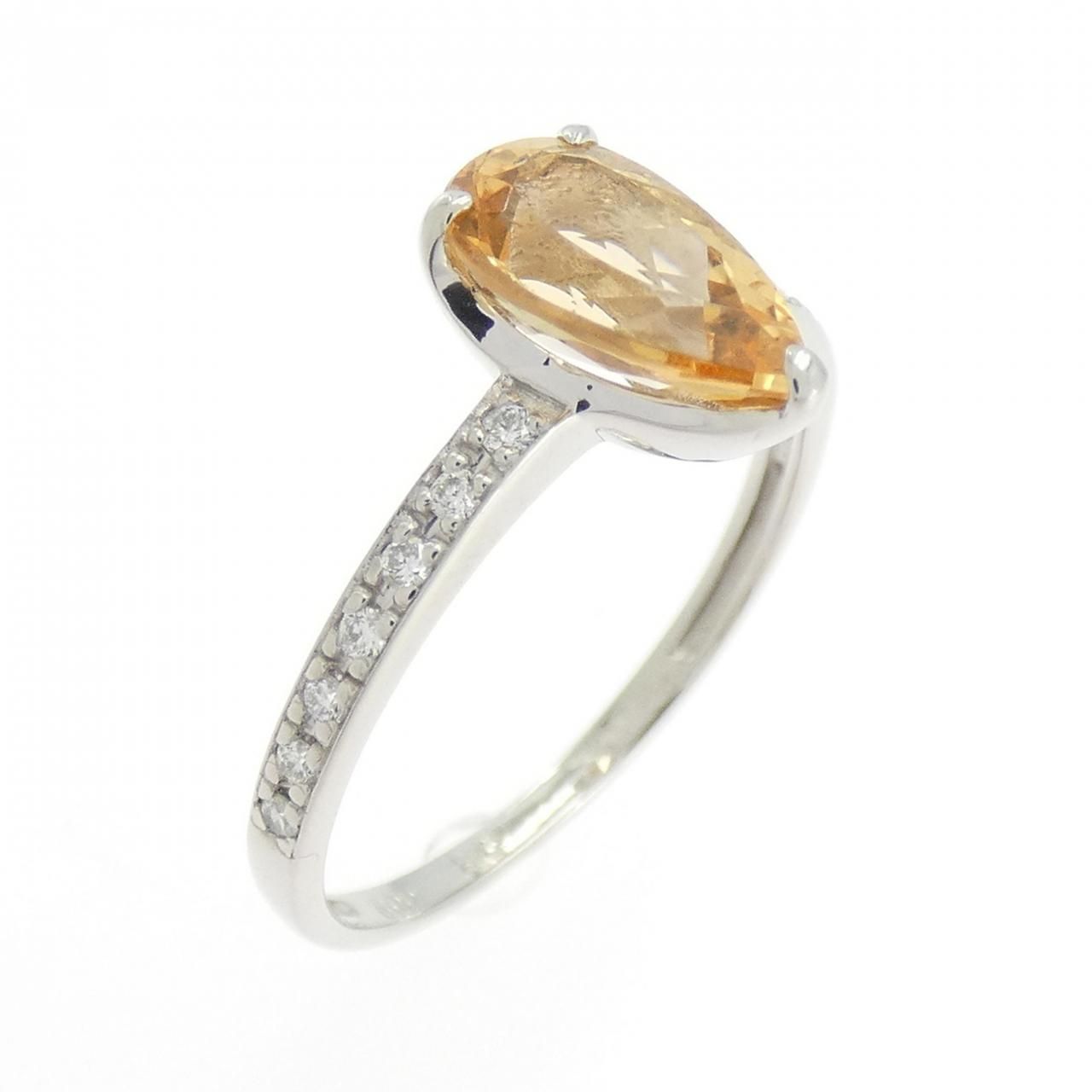 PT900 インペリアルトパーズ リング 1.28CT - メルカリ