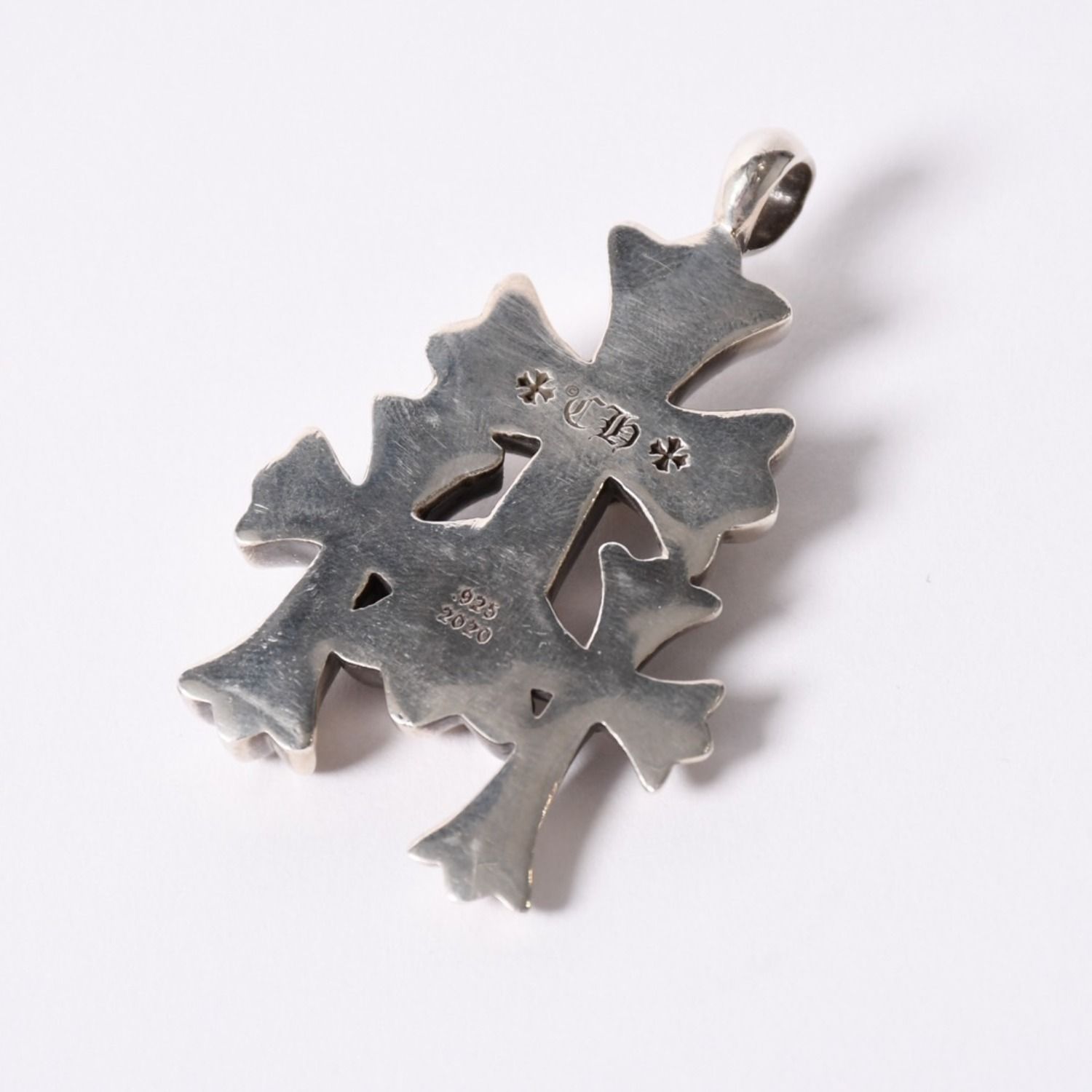 極美品 CHROME HEARTS クロムハーツ トリプルクロス 3CH CRS SML 3CH