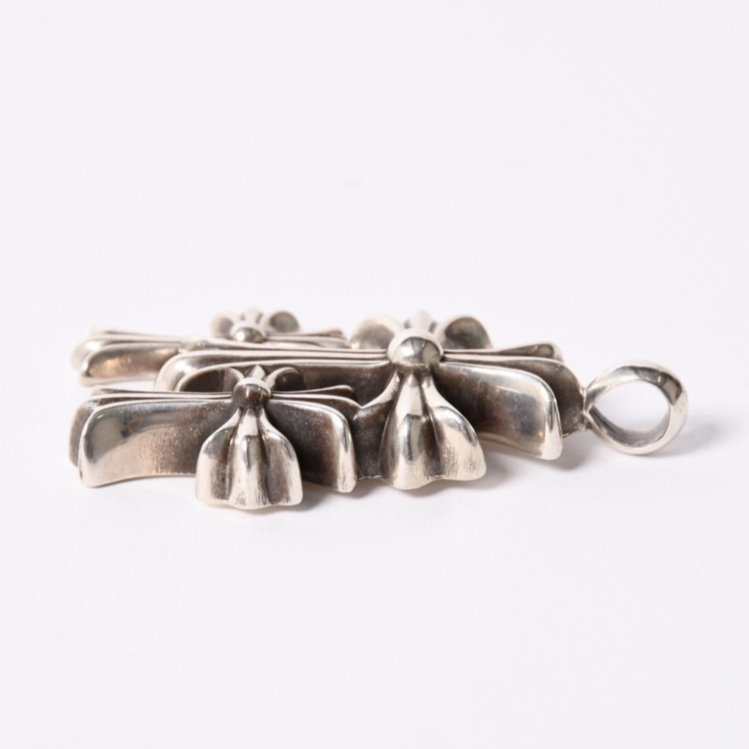 極美品 CHROME HEARTS クロムハーツ トリプルクロス 3CH CRS SML 3CH