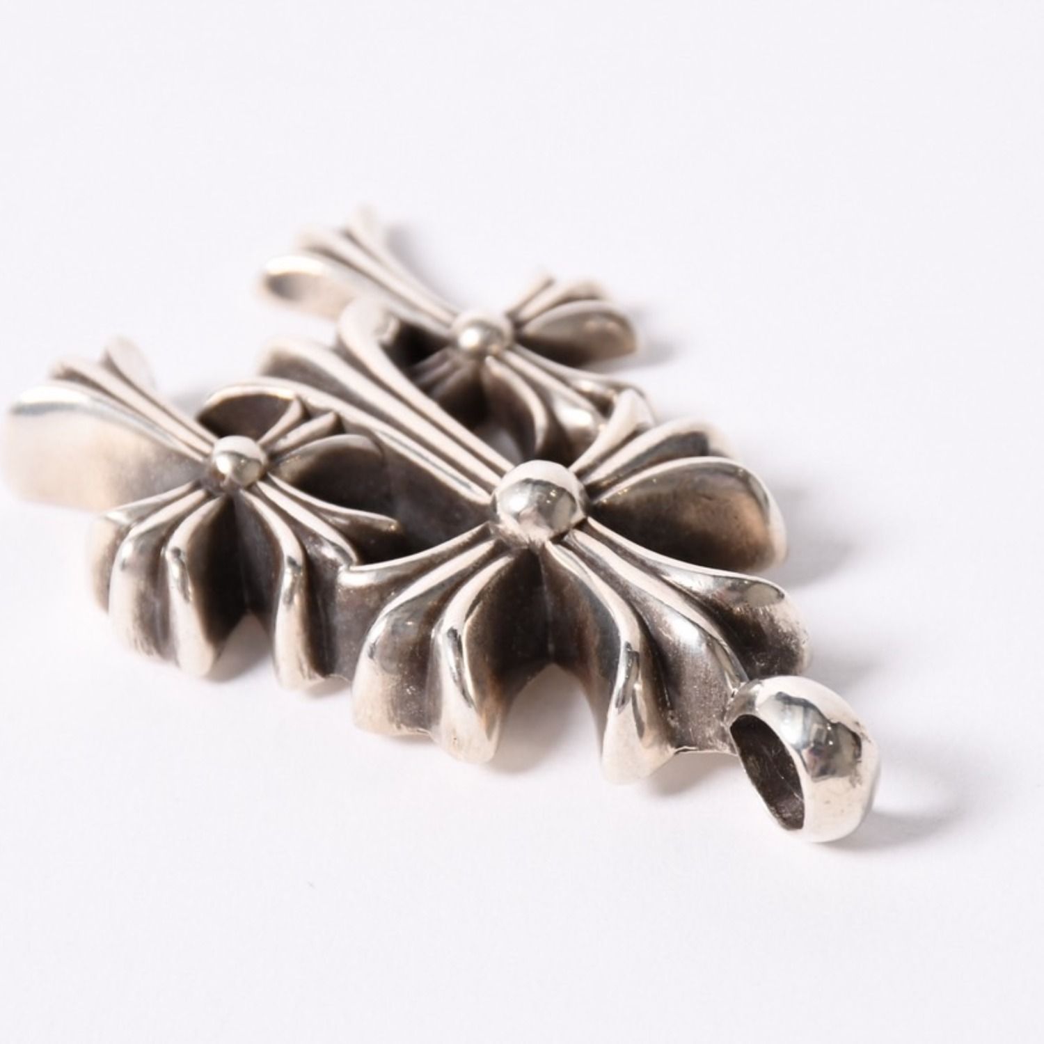 極美品 CHROME HEARTS クロムハーツ トリプルクロス 3CH CRS SML 3CH