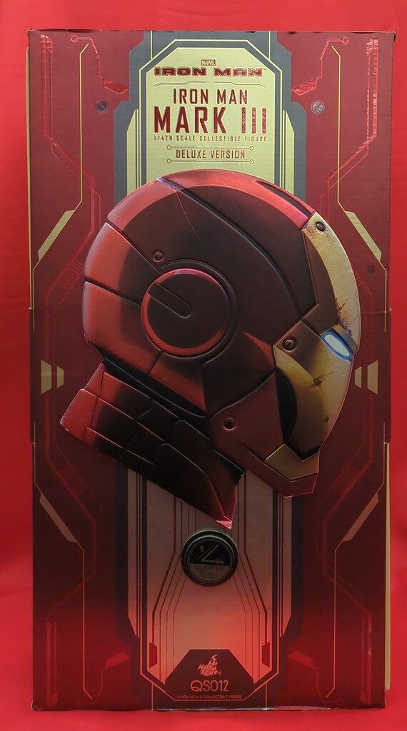 HOTTOYS 1/4 QUARTER SCALE IRON MAN MARK 3 / DELUXE VERSION QS012