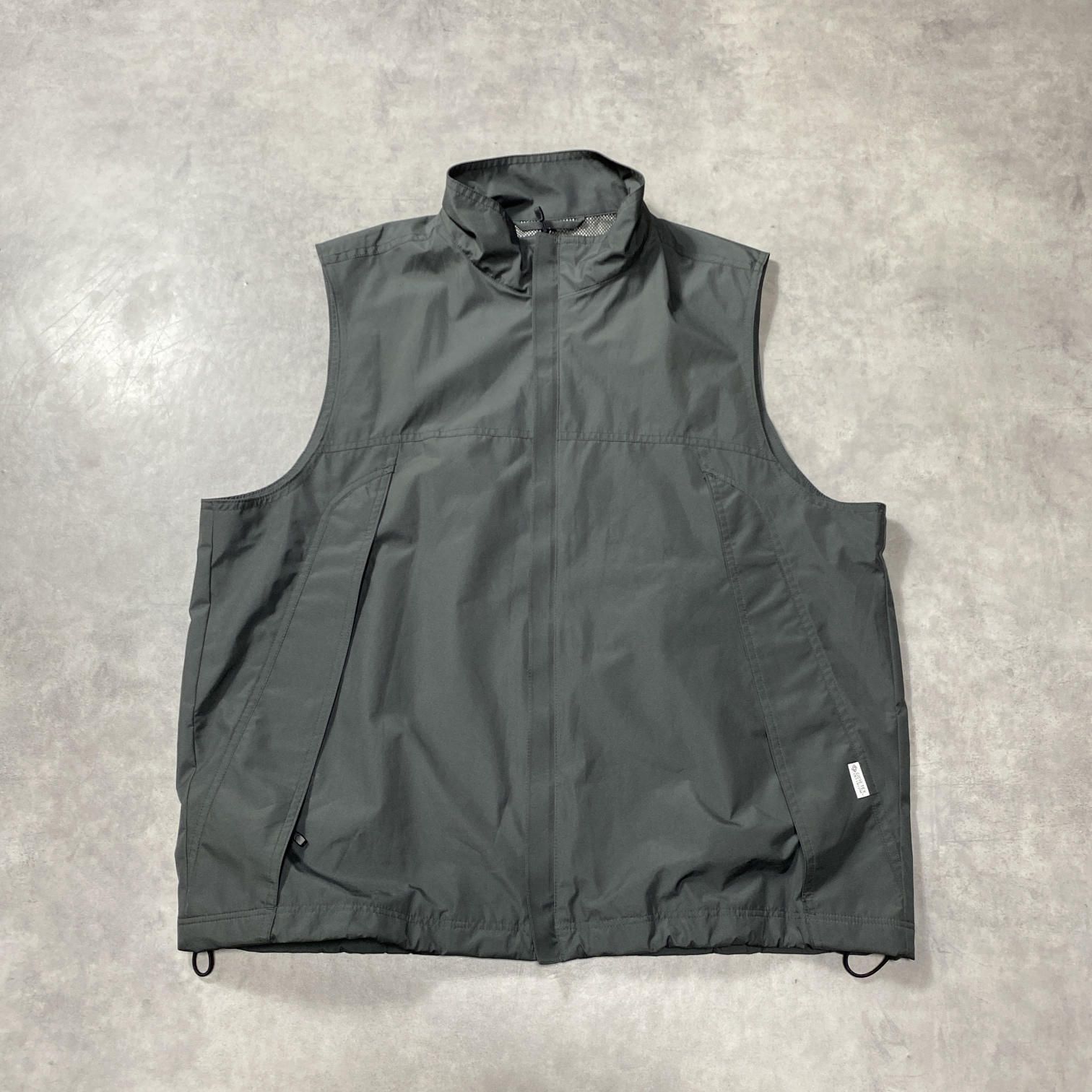GQ5495◇Plus Phenix / FREAKS STORE : GORE-TEX INFINIUM WINDSTOPPER VEST◇L◇グレー フェニックス フリークスストア ゴアテックス ベスト 参考定価¥19.800-