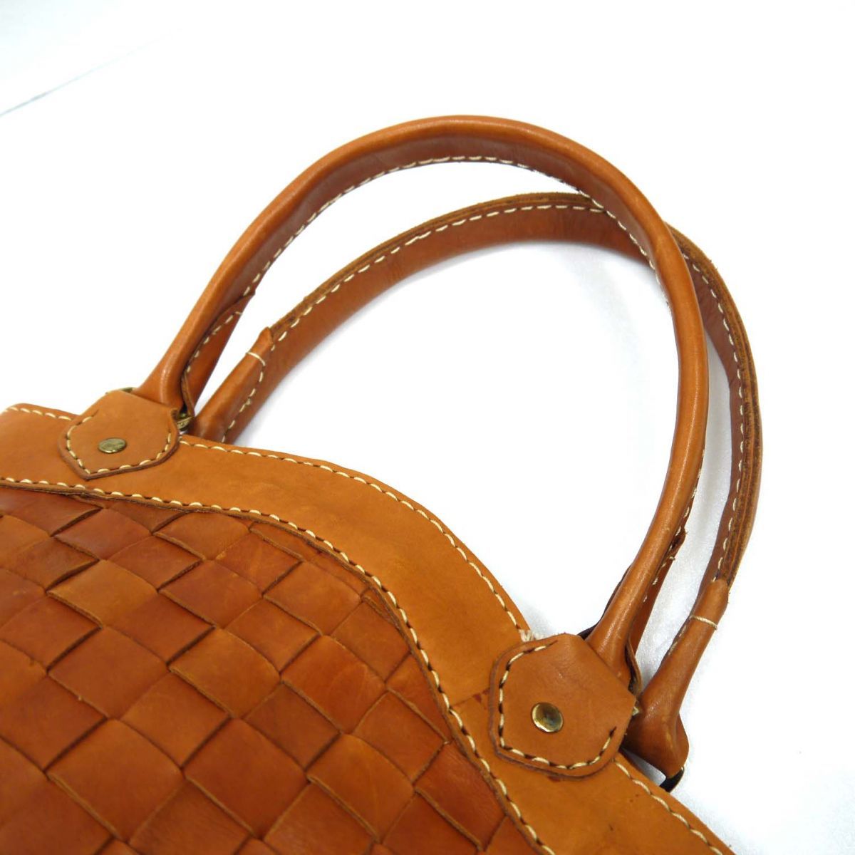 ◇zucchero filato 牛革 メッシュハンドバック レザー トートバッグ 
