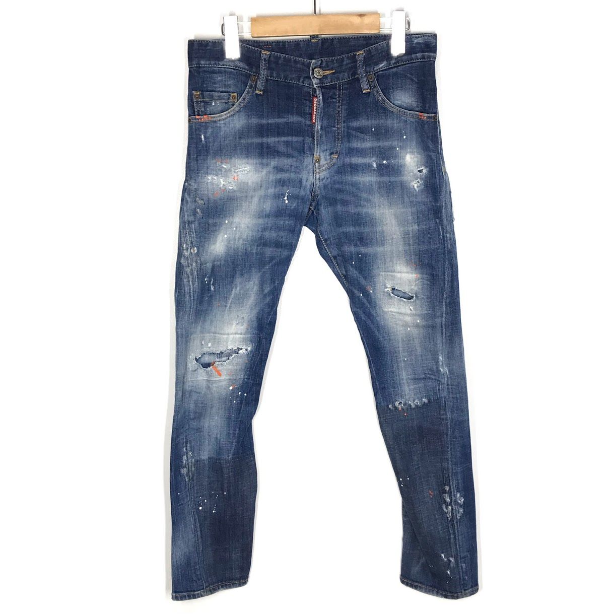 【倉吉店】 中古 DSQUARED2 | ディースクエアード デニムパンツ SEXY TWIST JEANS S74LB0740 S30342 インディゴ サイズ：42 【107】