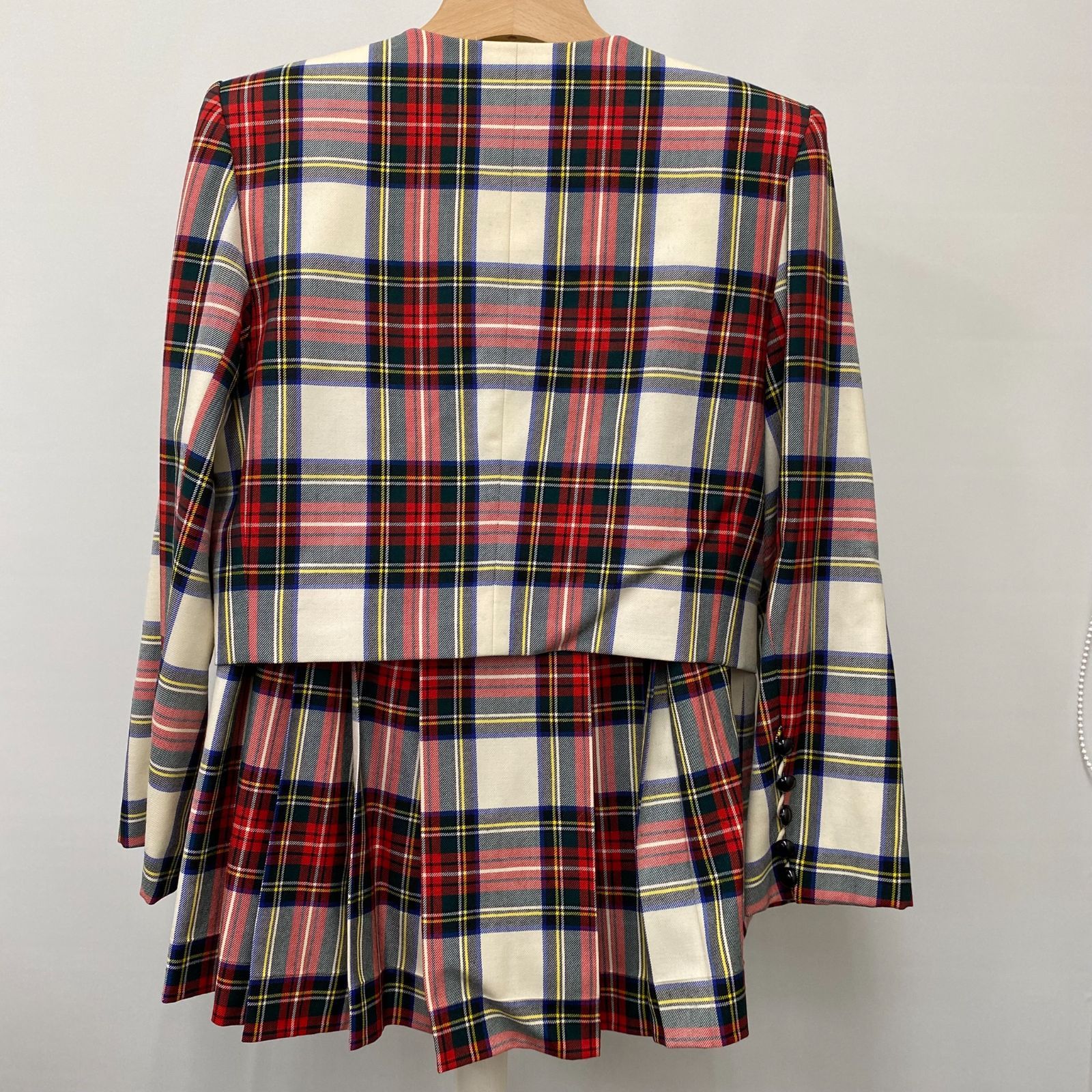 中古】イヴサンローラン Yves Saint Laurent セットアップ タータン 