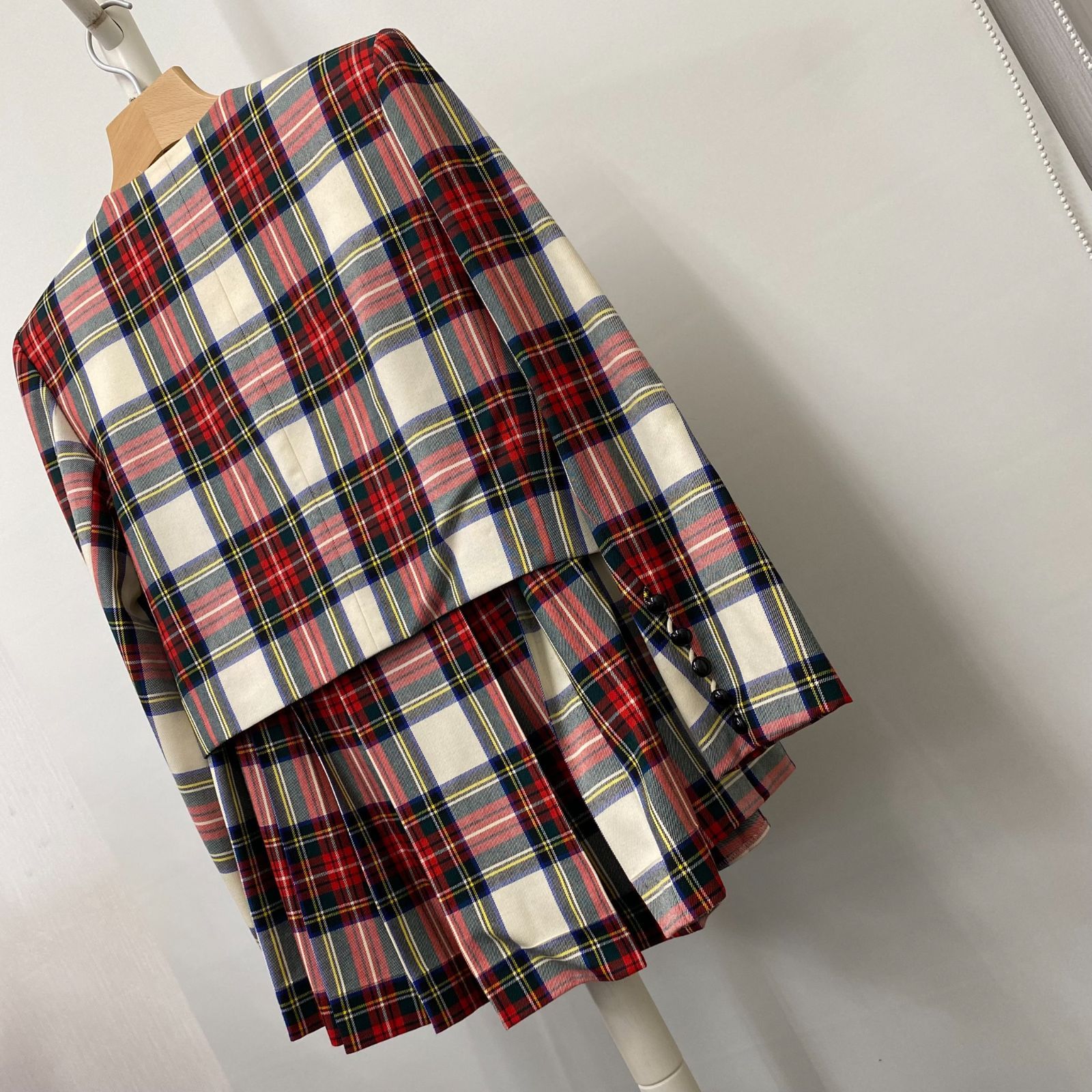 中古】イヴサンローラン Yves Saint Laurent セットアップ タータン 