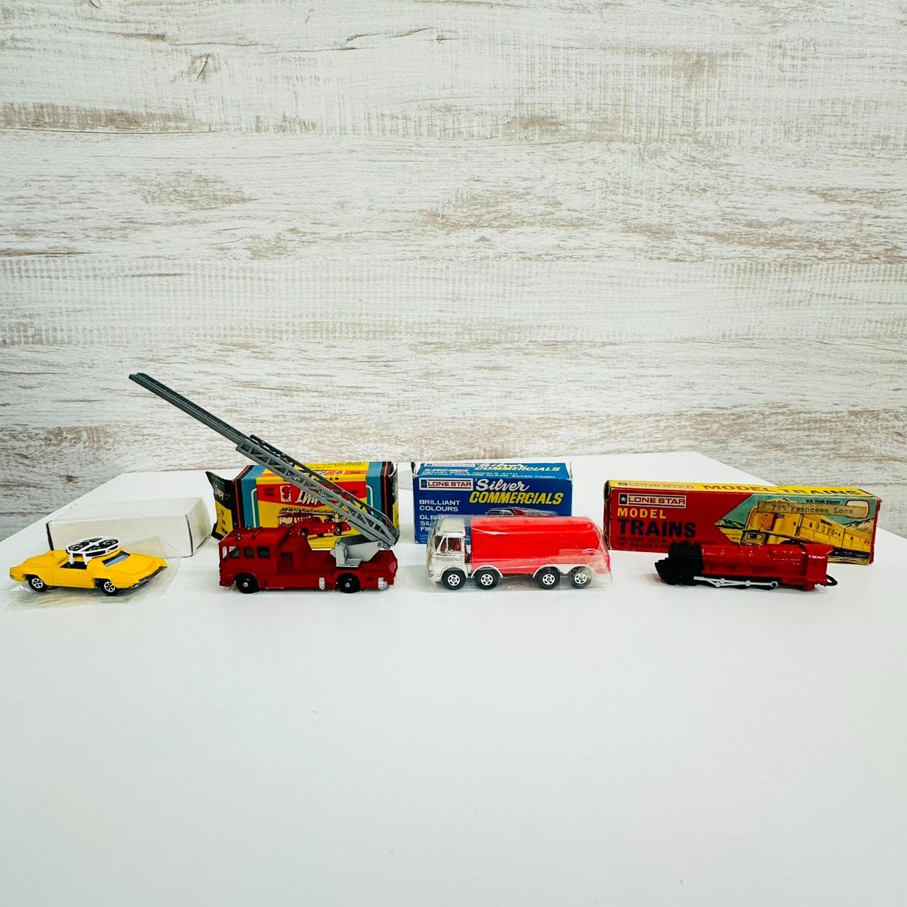 【錦】LONE STAR ロンスター IMPY FLYER ミニカー イングランド製 キャデラック エルドラド 1967/FIRE ENGINE/MODEL TRAINS/S26 Foden Tanker 4点【605IO】E13