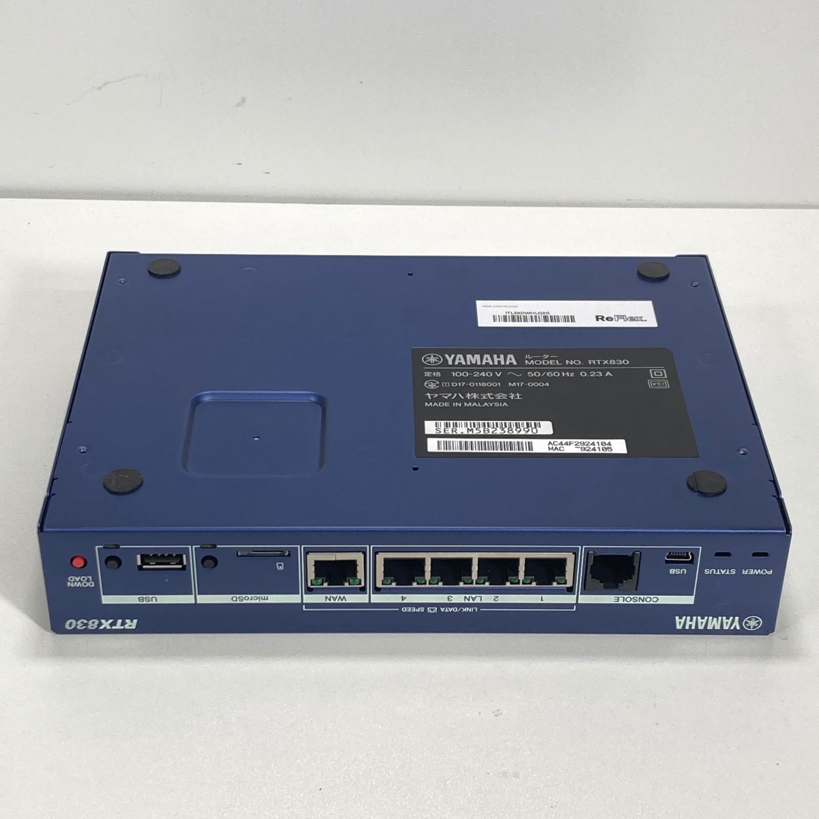 YAMAHA RTX830 有線LANルーター PC周辺機器 YAMAHA RTX830 有線LANルーター