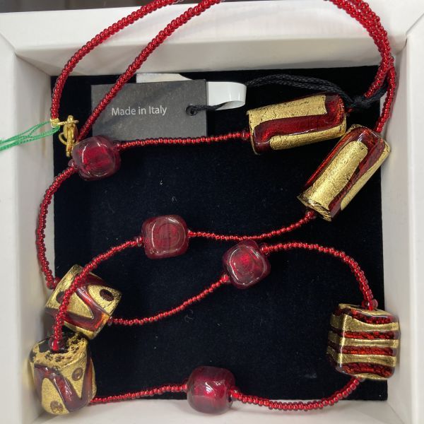 □ 未使用 エルコーレ モレッティ ERCOLE MORETTI ロングネックレス