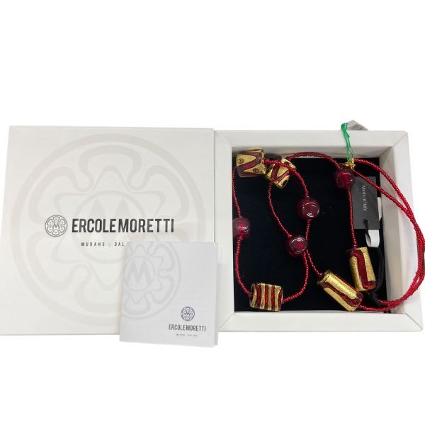□ 未使用 エルコーレ モレッティ ERCOLE MORETTI ロングネックレス