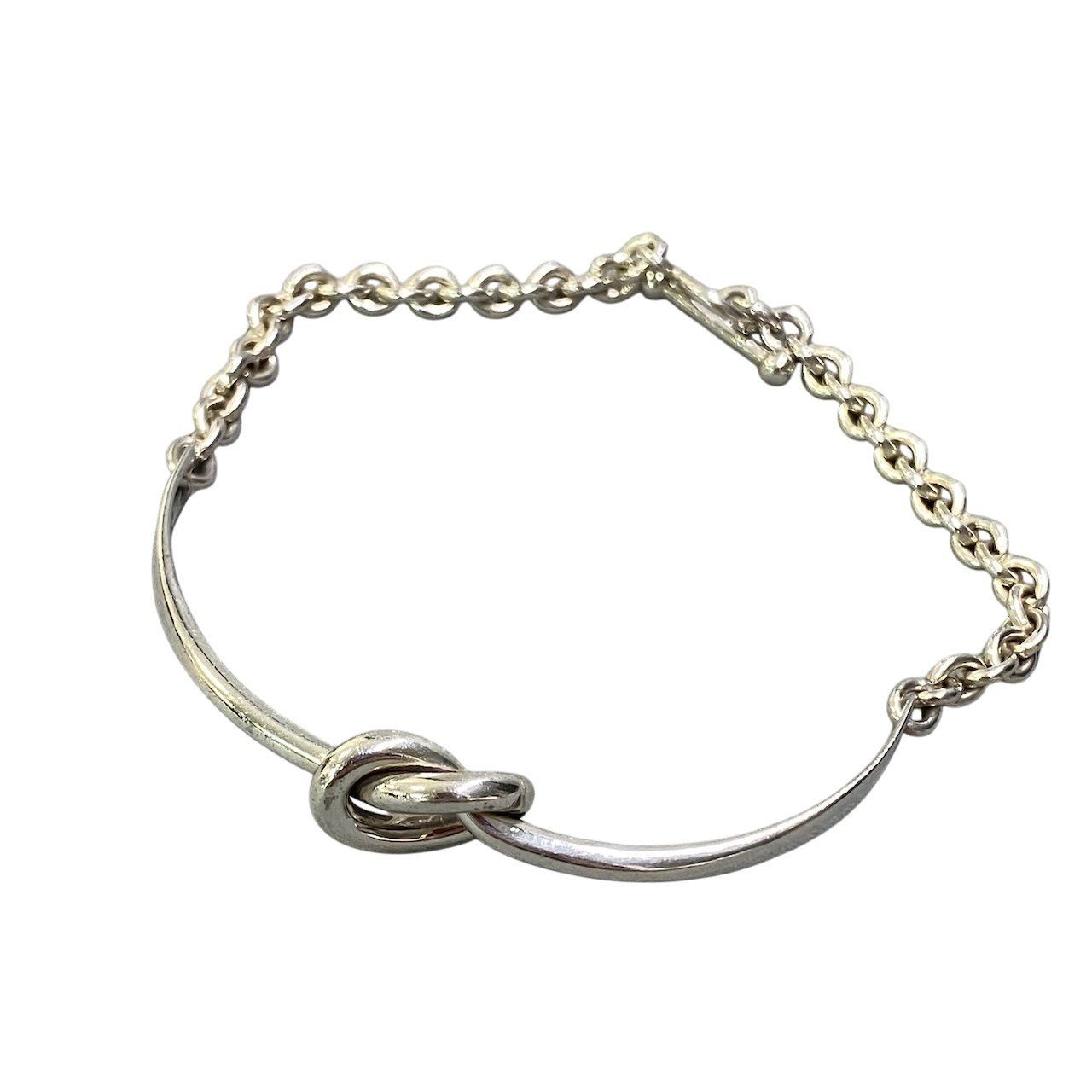 e13《美品》 GEORG JENSEN ジョージジェンセン ノット チェーン 