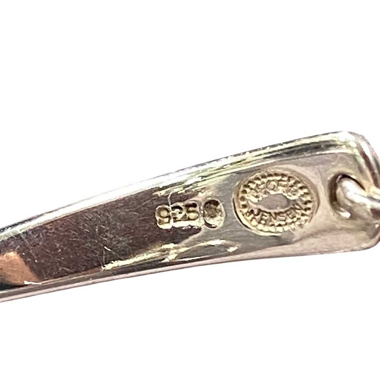 e13《美品》 GEORG JENSEN ジョージジェンセン ノット チェーン 