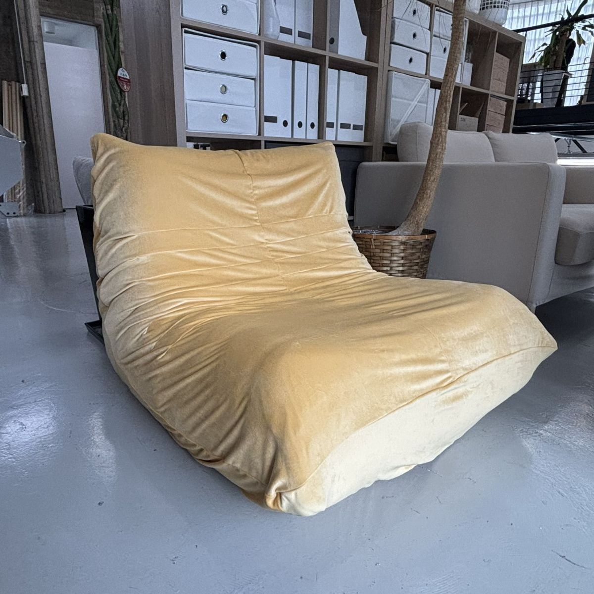 Ligne Roset　ROSETTogo (リーンロゼ ロゼトーゴ)　1P用カバー　トリム／イエロー　　20営業日以内で発送します