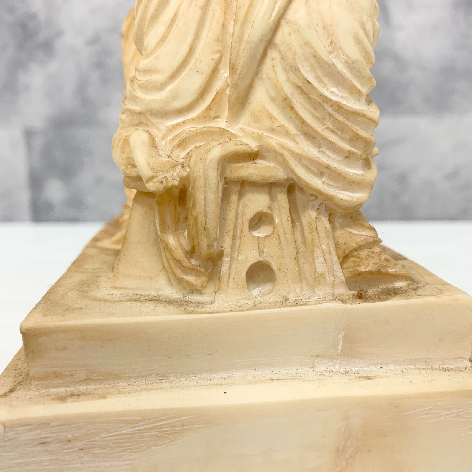 最後の晩餐 立体彫刻風 置物 オブジェ 象牙風 白 ハンドメイド - メルカリ